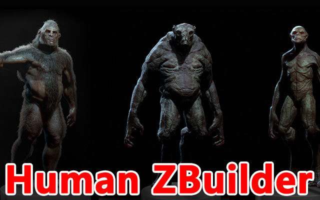 Human ZBuilder for Zbrush2019 V2(j)Ԅ(dng)w